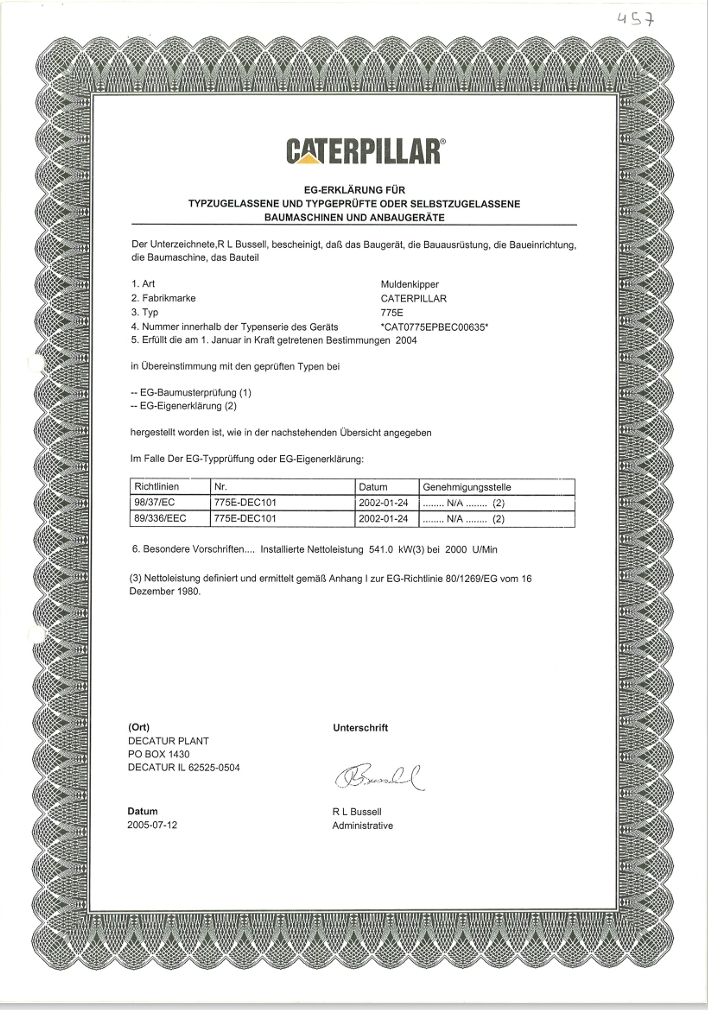 Cat 775 E - Imagen 22